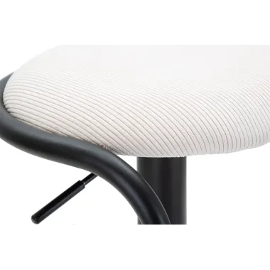 Hoker Barowy DESTINY Biały Ø 41x61-83 cm